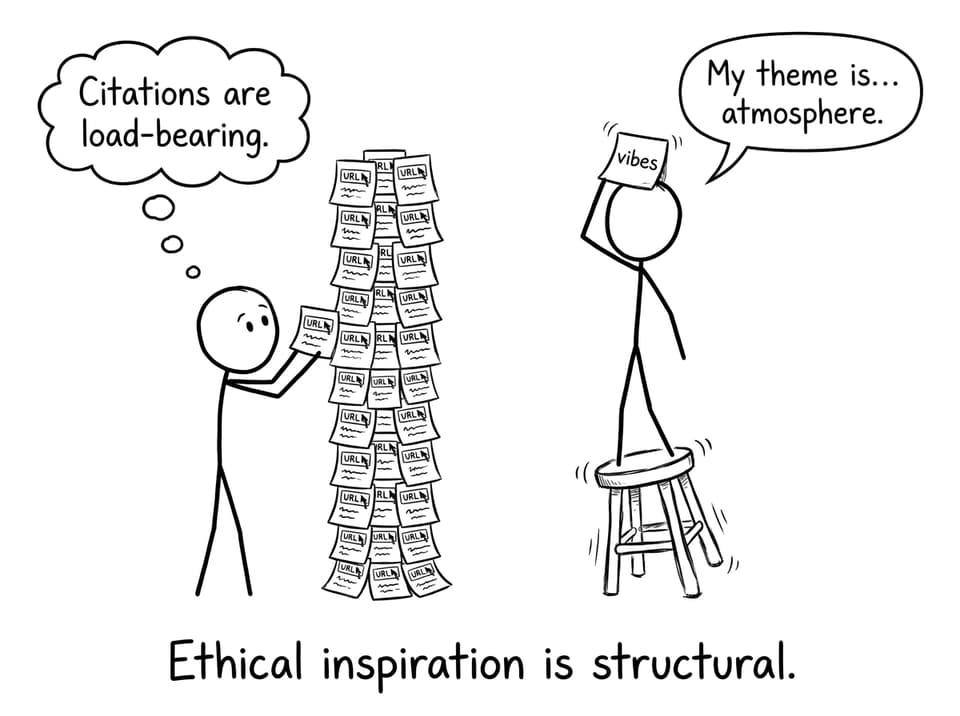 Comic about citations being load-bearing