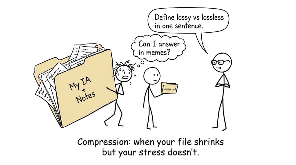 Compression: when your file shrinks but your stress doesn't.