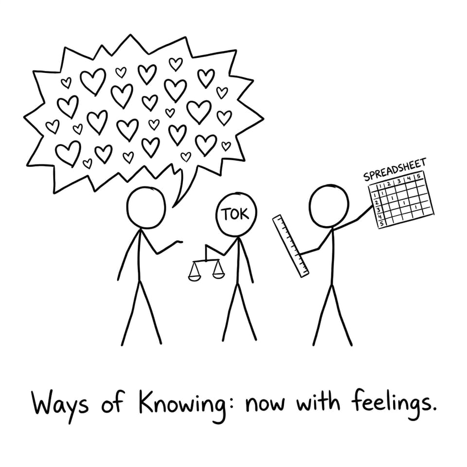 Argument about feelings vs evidence with TOK mediating