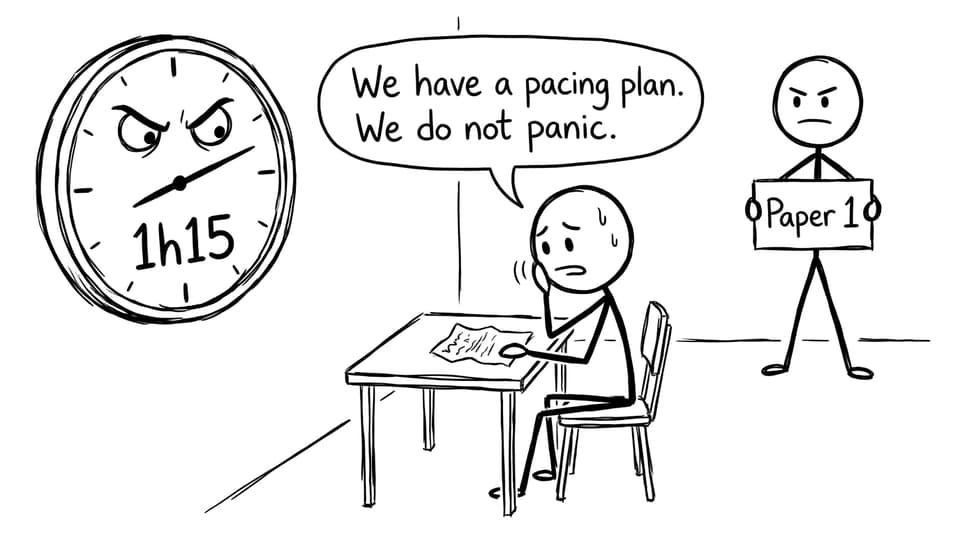 Paper 1 pacing comic