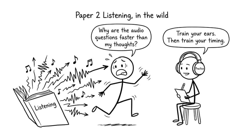 Paper 2 Listening, in the wild