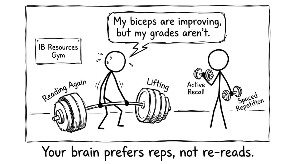 Your brain prefers reps, not re-reads.