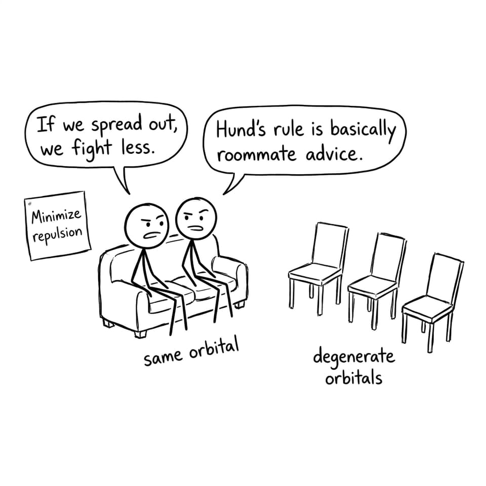 Hund's rule roommate comic