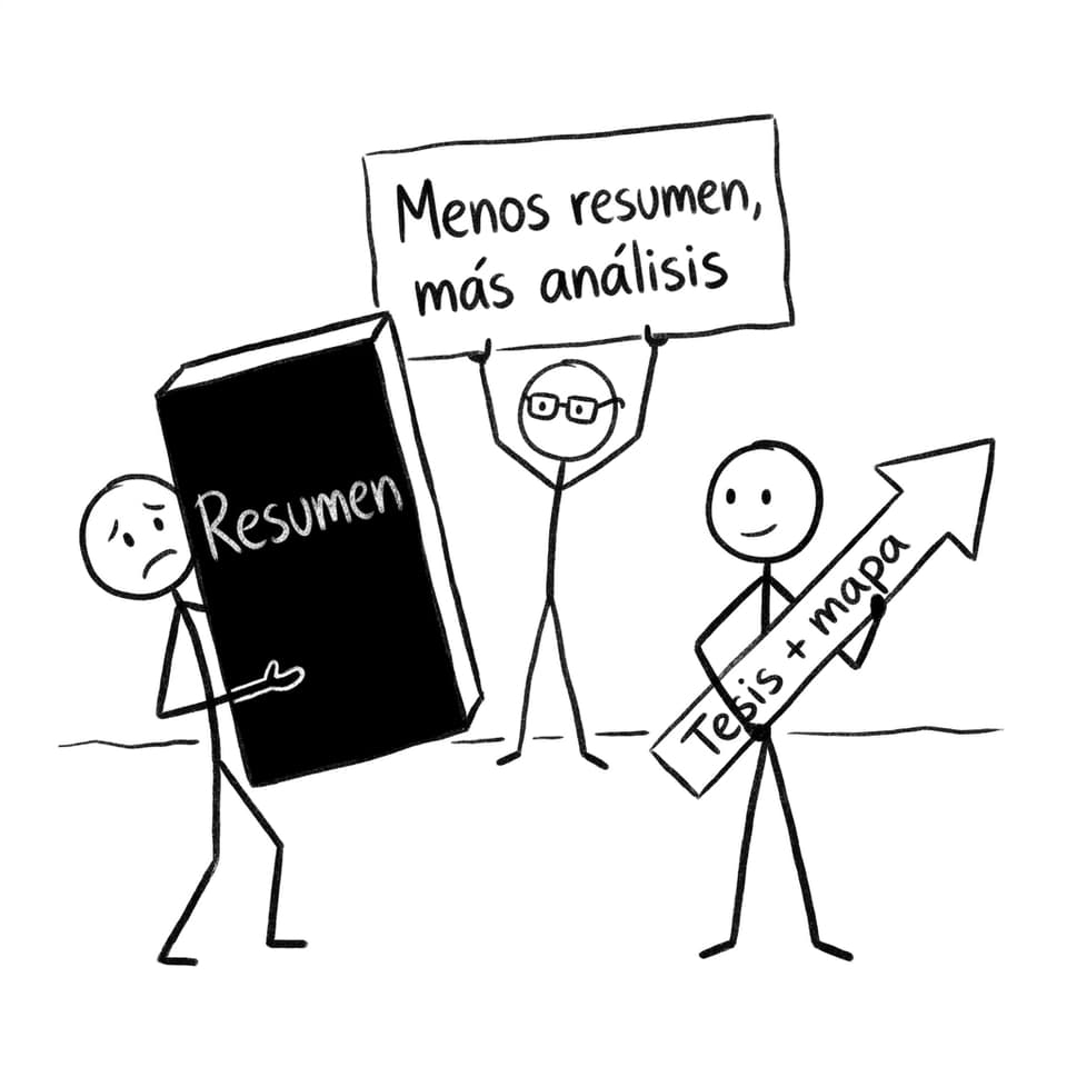 Comic: menos resumen, más análisis
