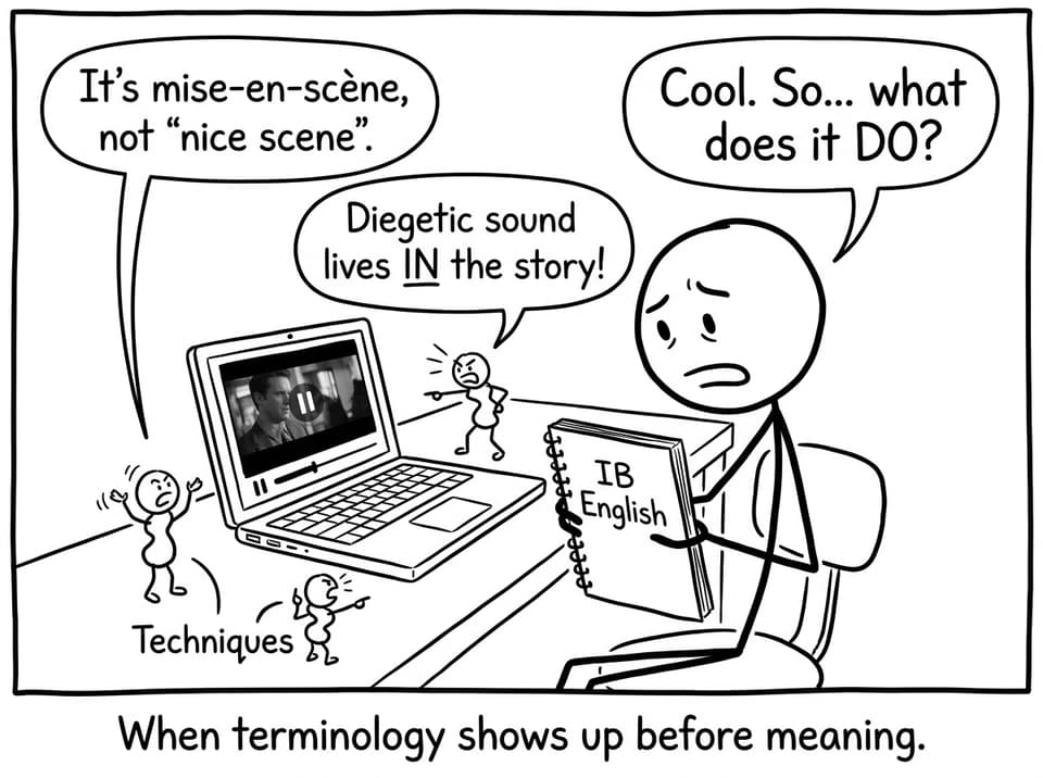When terminology shows up before meaning.
