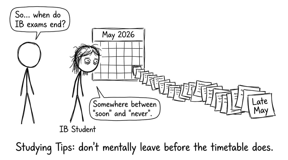 Calendar anxiety comic
