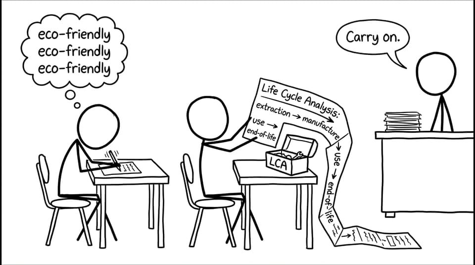 Exam hall LCA comic