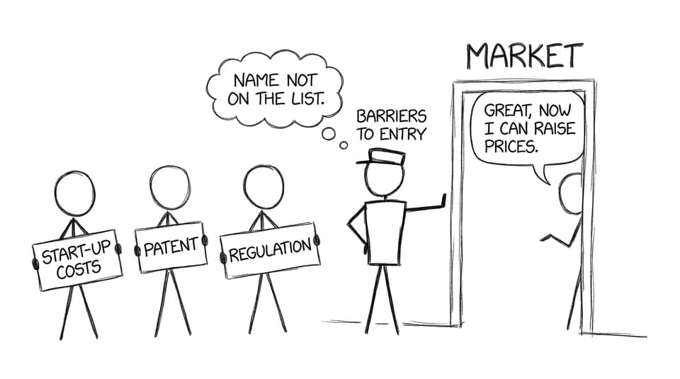 Barriers to entry bouncer