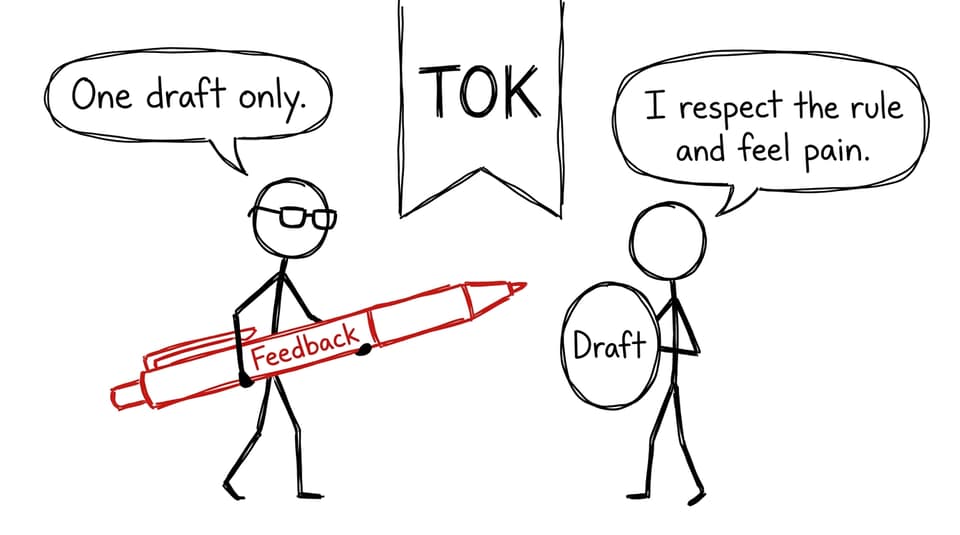 Teacher feedback as a “one-draft-only” boss fight