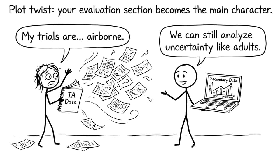 Your evaluation section becomes the main character