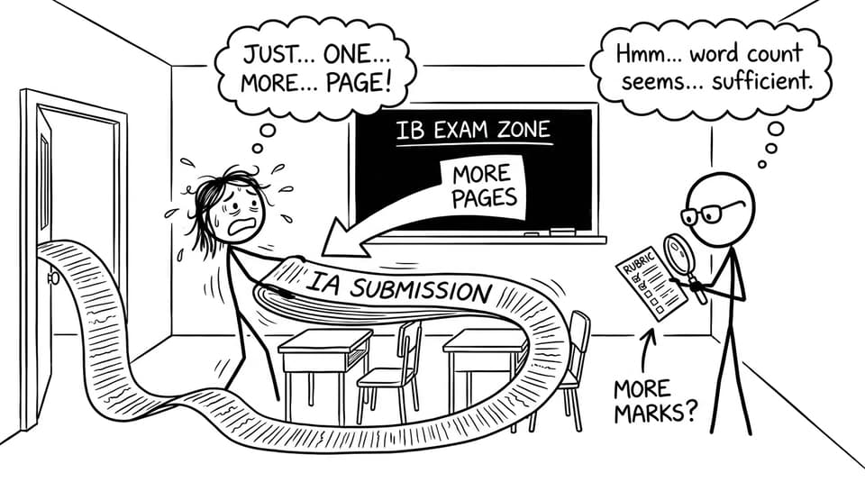 A never-ending IA scroll vs tiny rubric checklist