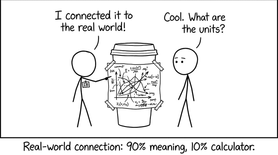 Real-world connection comic