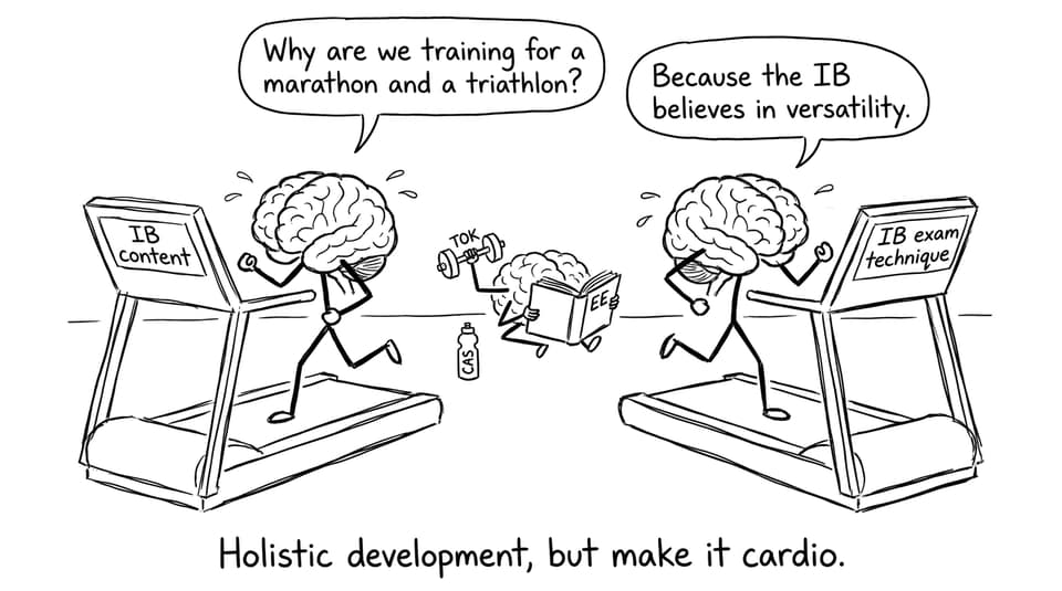 Brains training for IB content and technique