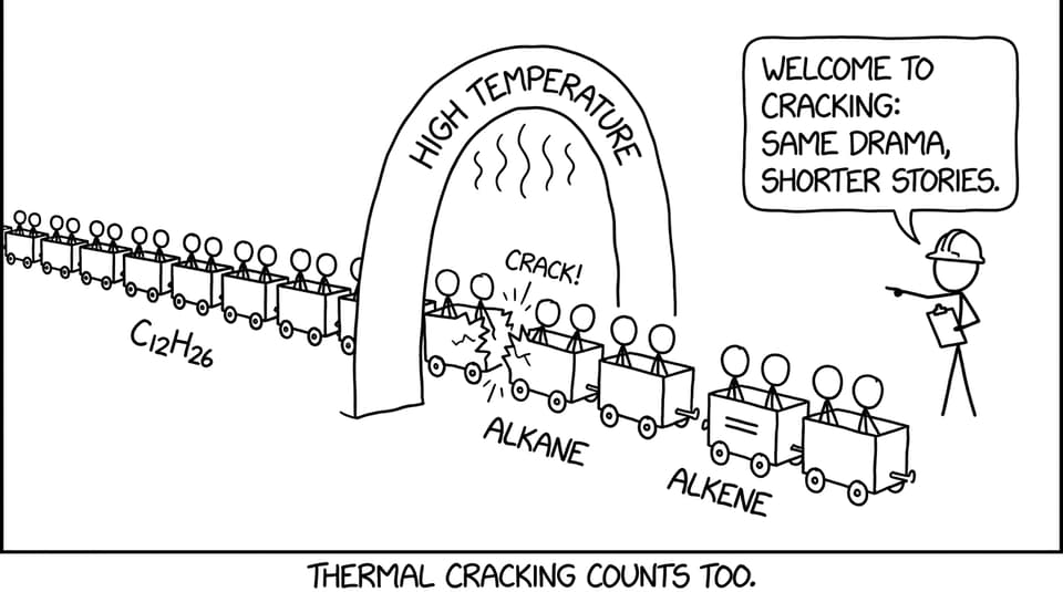 Cracking as a “shorter stories” joke