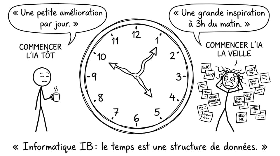 Informatique IB: le temps est une structure de données