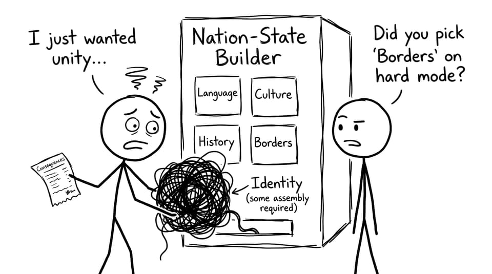 Nation-state builder vending machine