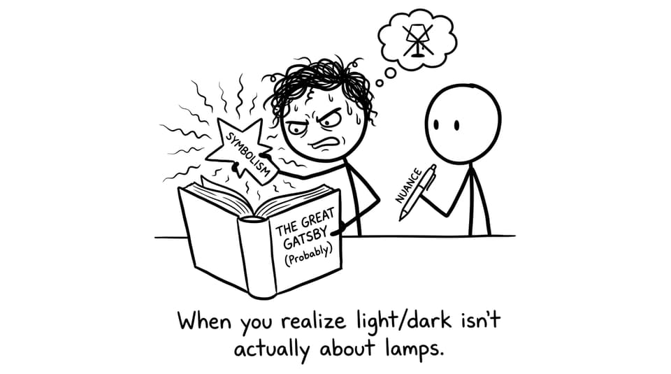 A student discovers nuance in symbolism