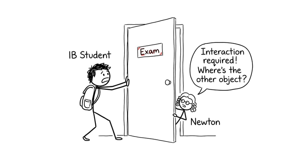 An exam door that needs an interaction