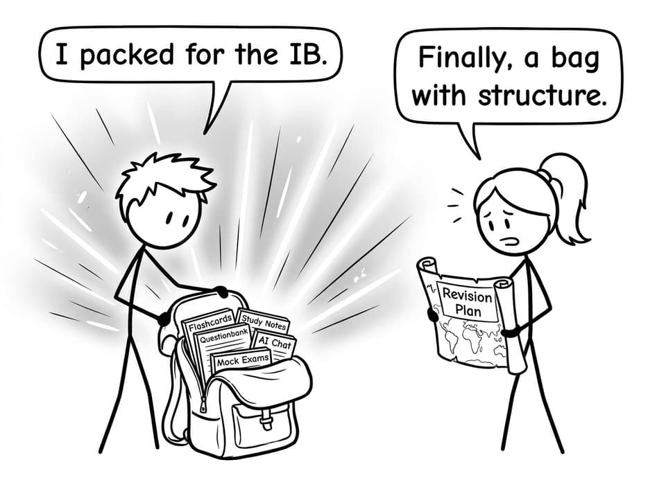 RevisionDojo backpack of tools comic