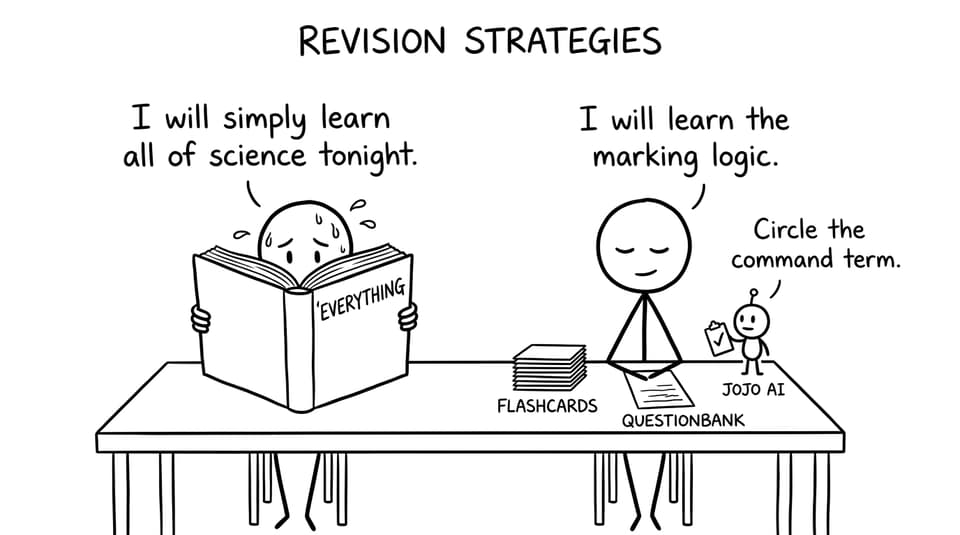 A comic about revision styles and marking logic