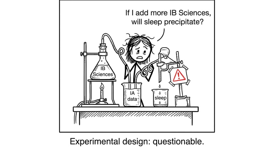 IB Sciences lab setup joke