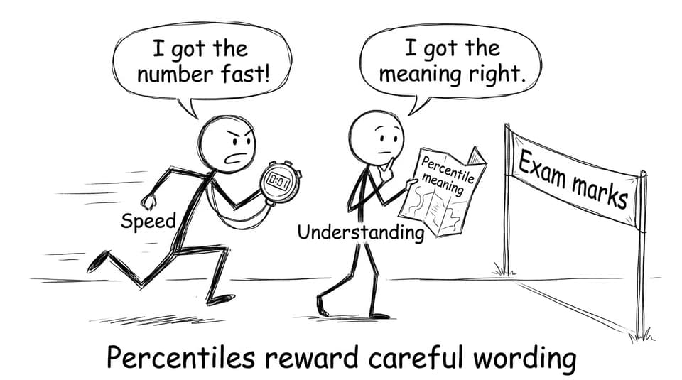 Percentiles reward meaning comic