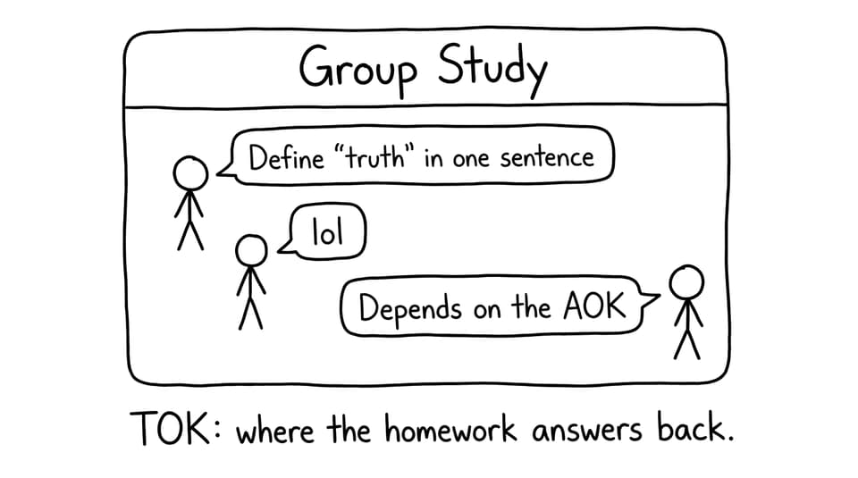 Group study chat comic