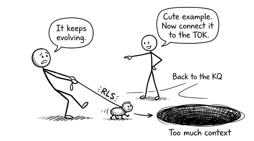 Real-life example dragging you into context