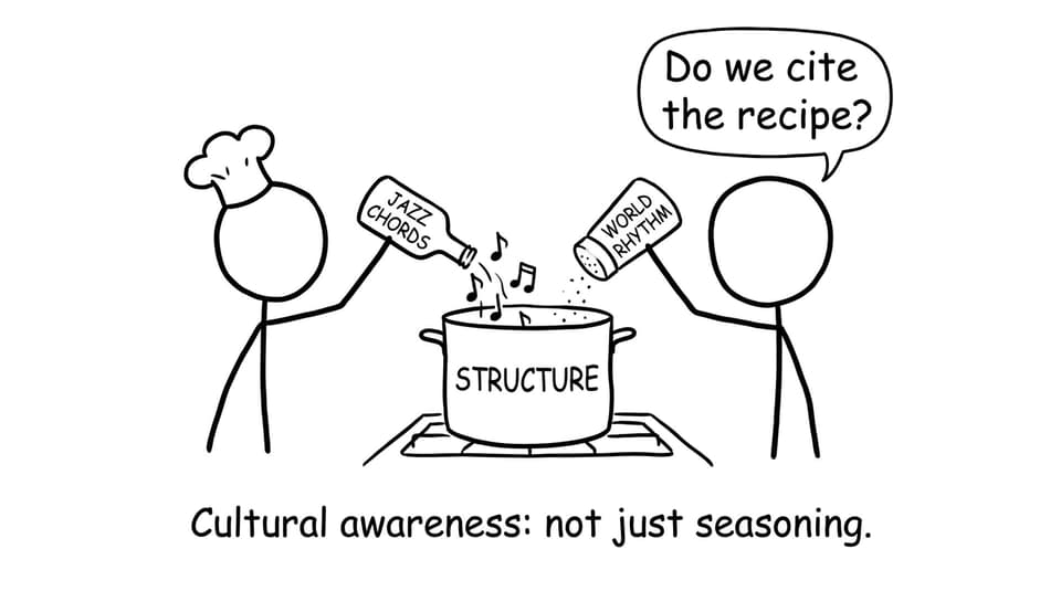 IB Music cultural awareness seasoning comic