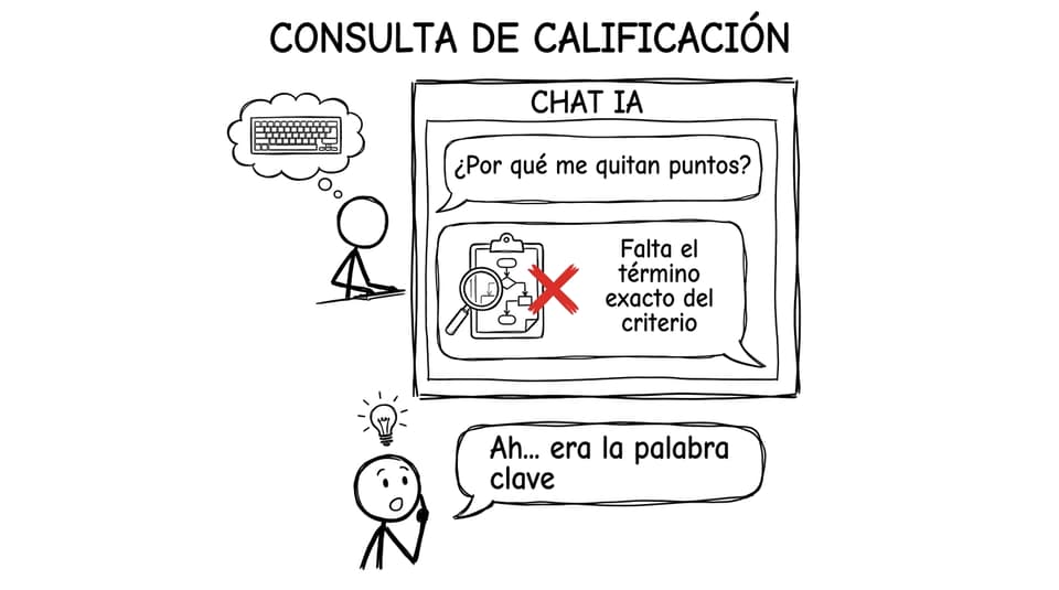 Chat de IA y palabras clave