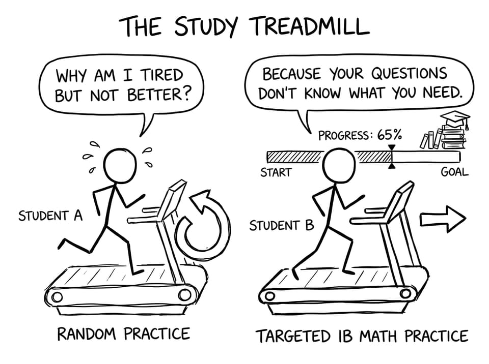 Targeted practice treadmill joke