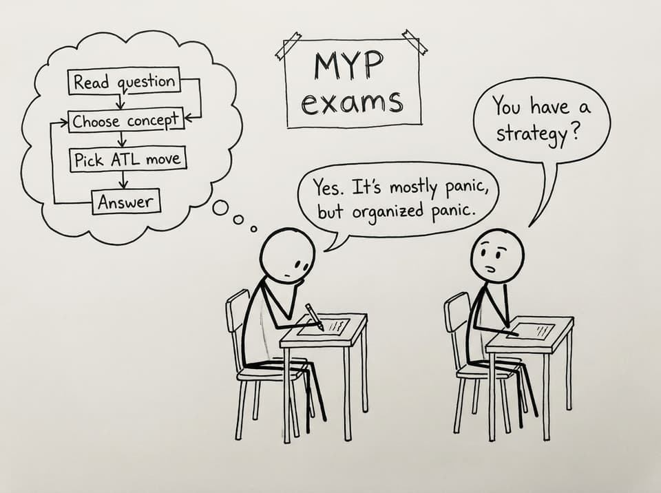 Organized panic in MYP exams