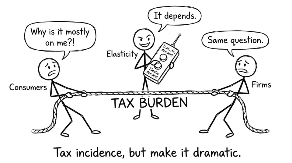 Tax incidence, but make it dramatic
