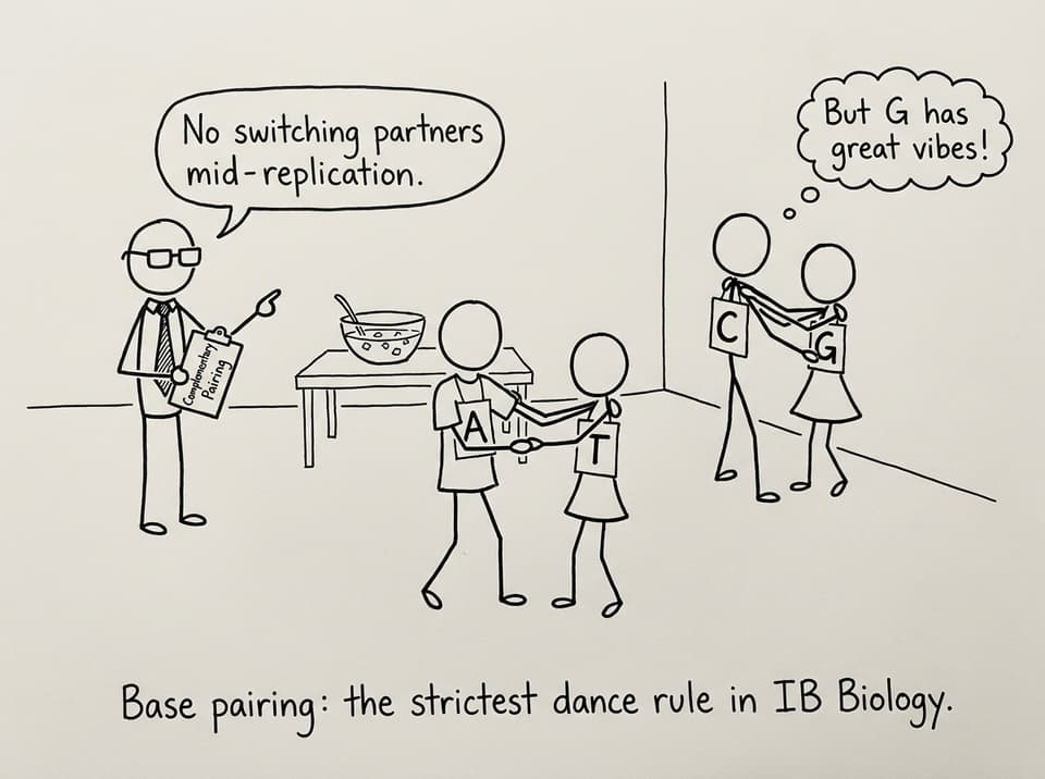 Base pairing school dance joke