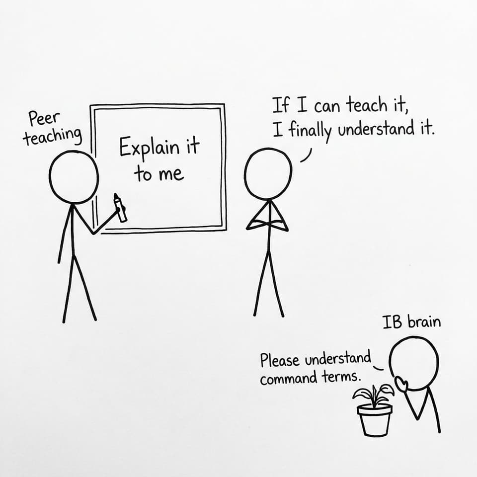 Peer teaching and the moment it finally clicks