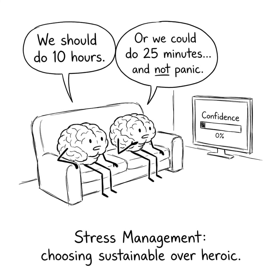 Two brains choosing sustainable study