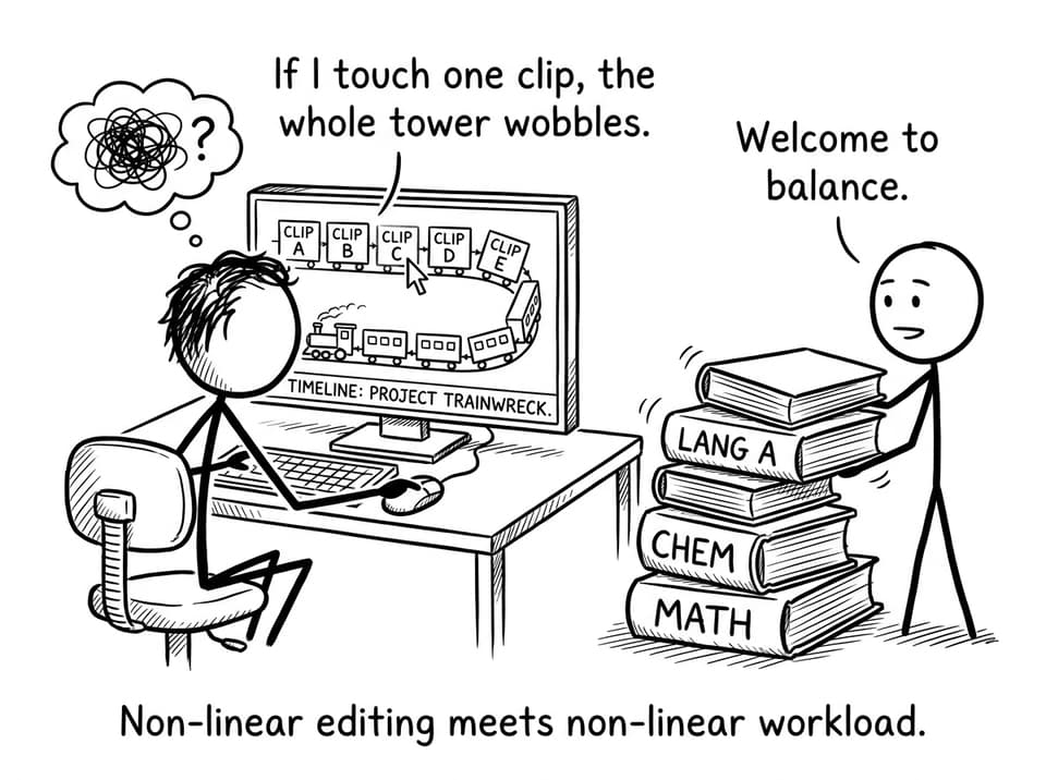 Non-linear editing meets non-linear workload