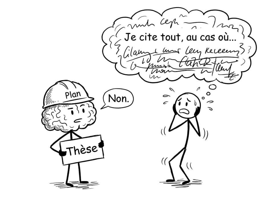 Comic: le cerveau veut un plan, pas des citations infinies