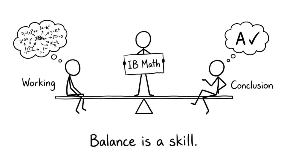 Seesaw balance joke