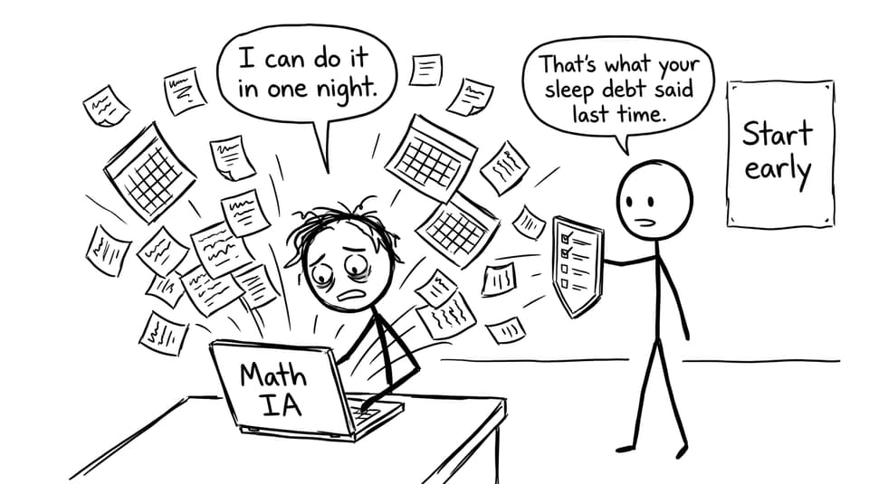 Stressed calendar vs checklist