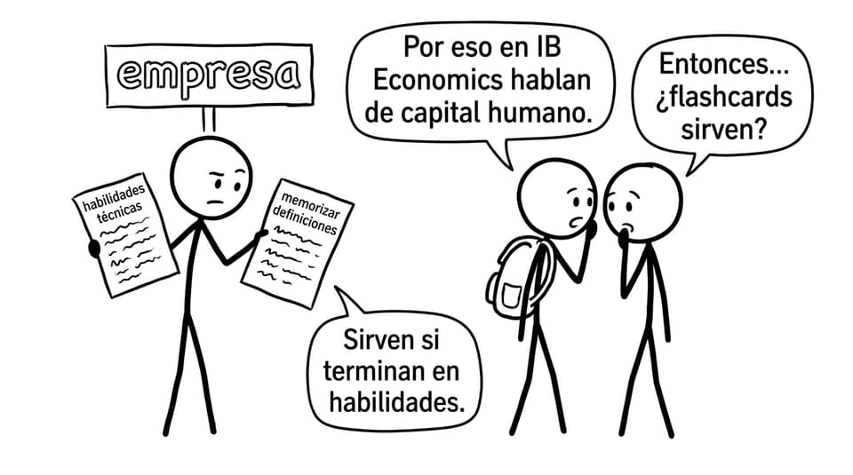 Reclutador comparando habilidades