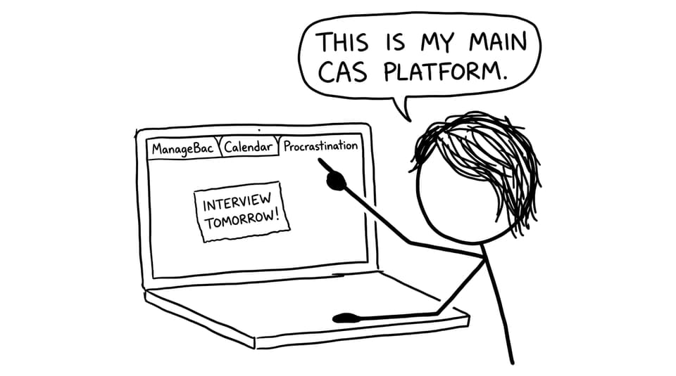 ManageBac procrastination comic