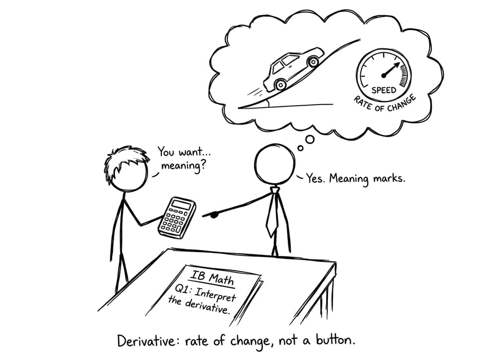 Meaning marks interpretation of derivative comic