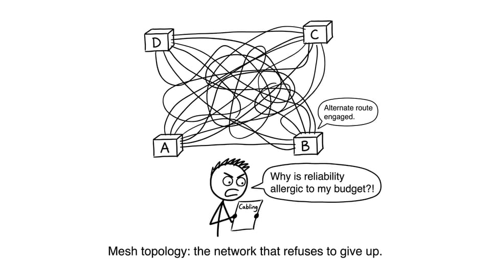 Mesh topology: the network that refuses to give up