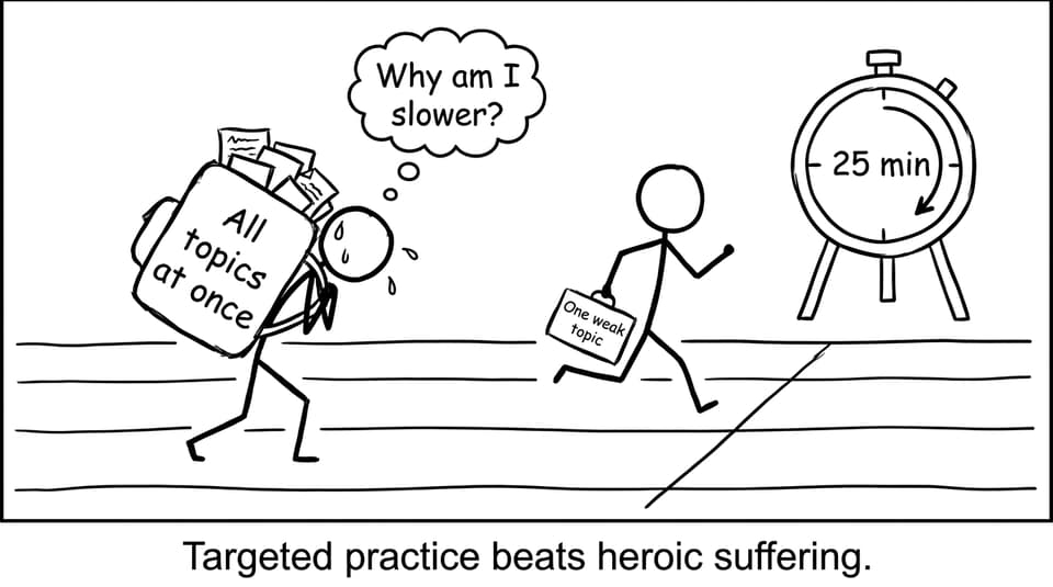Targeted practice joke