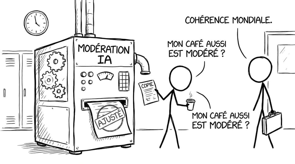 Comic: modération IA