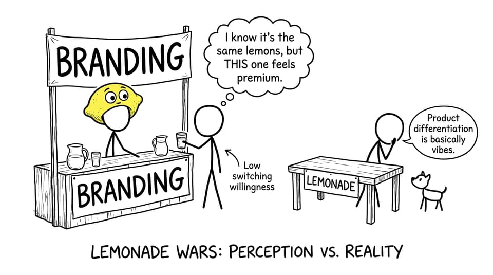 Product differentiation is basically vibes