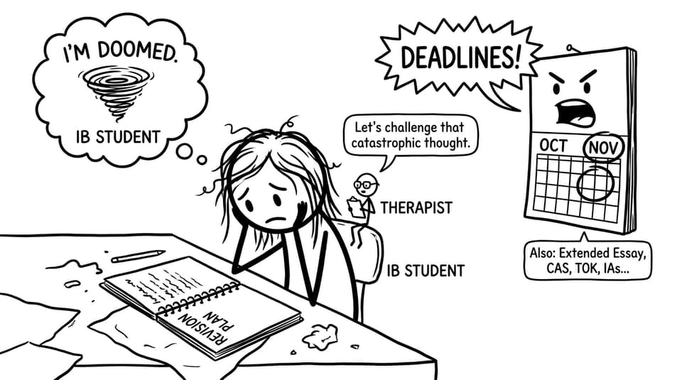 A therapist-on-shoulder moment during revision