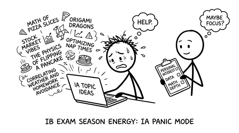 A student choosing wild IA ideas