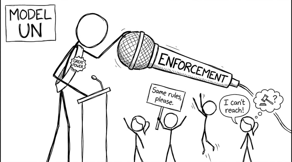 Microphone of enforcement reaches only the powerful
